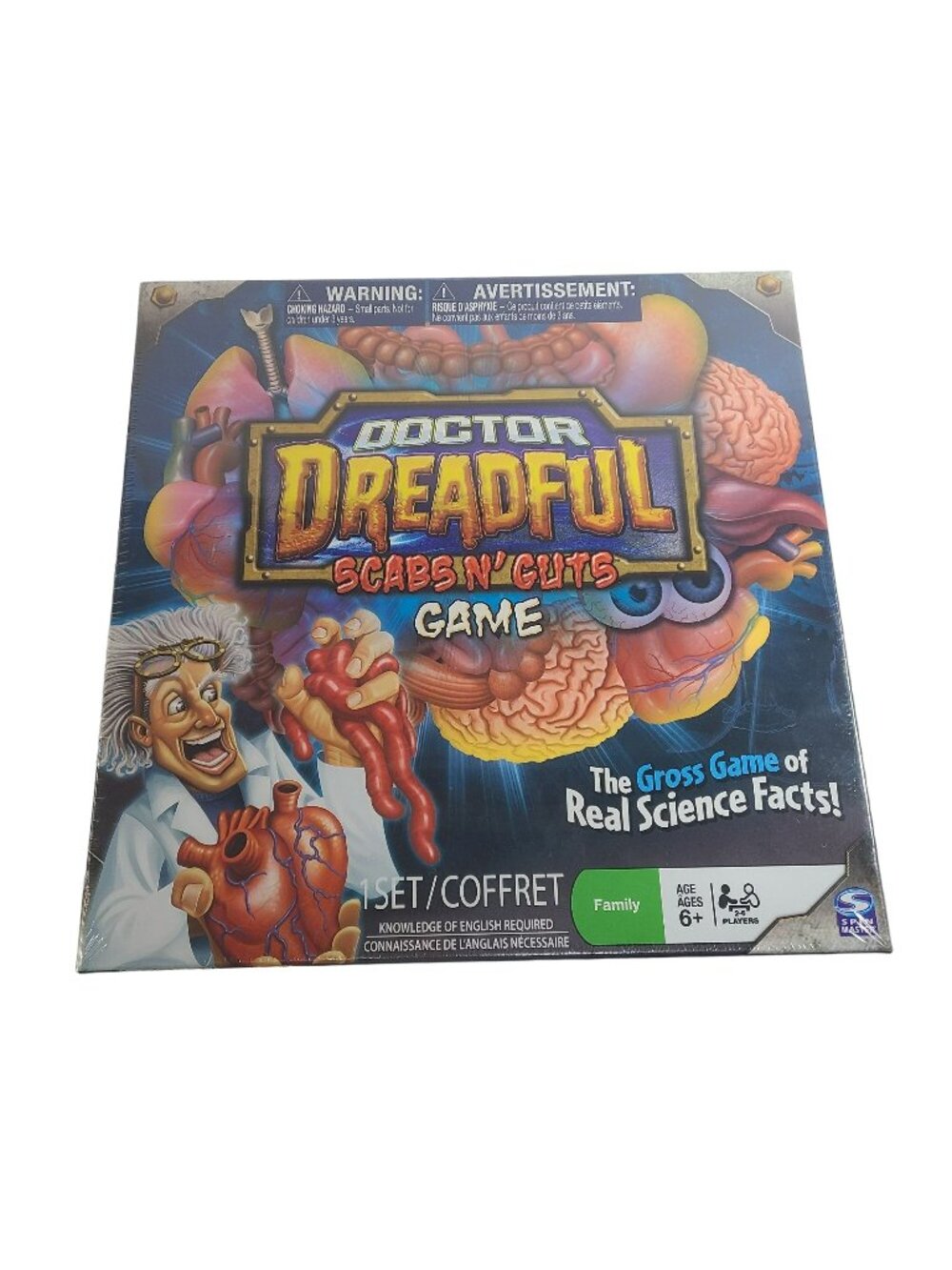 Spin Master Dr. Dreadful Scab & Guts Board Game Body Part Learning Sealed NEW
